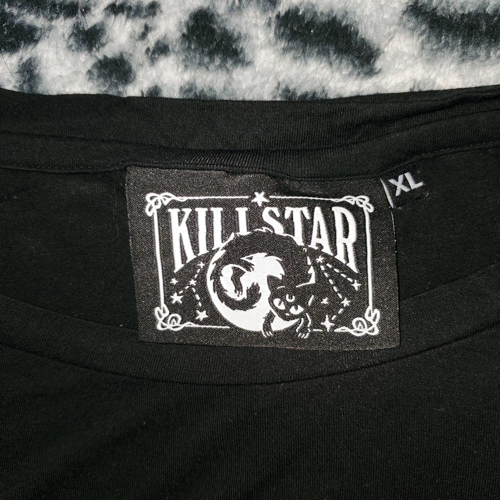 Killstar Black T-Shirt with Celestial Graphic - Picture 2 of 3